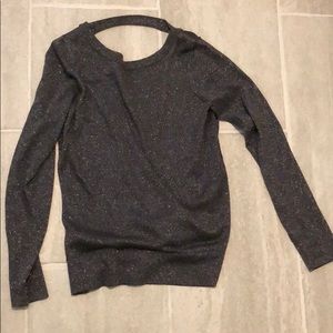 The limited open back sparkle long sleeve